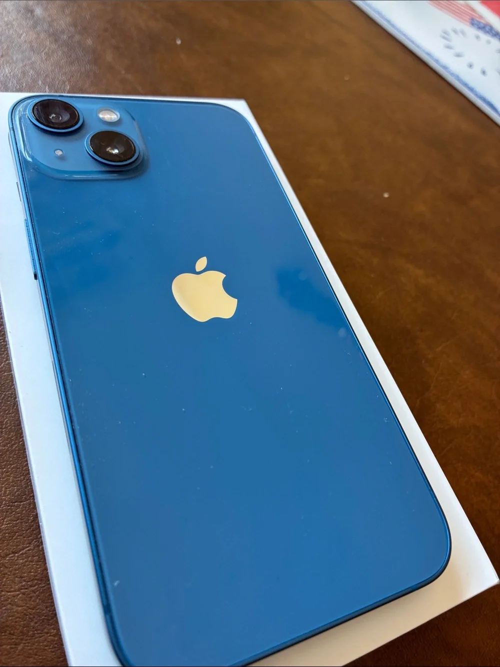 Apple iPhone Blue with Black Front